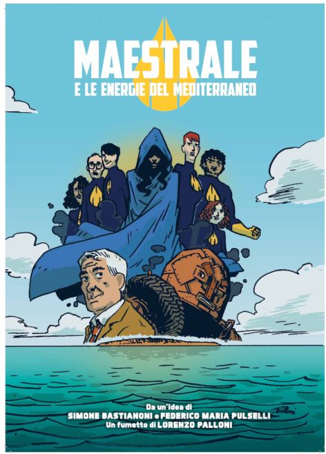 Siena, ”MAESTRALE e le energie del Mediterraneo”: Da un’idea dell’Università di Siena, un fumetto in 4&nbsp;lingue
