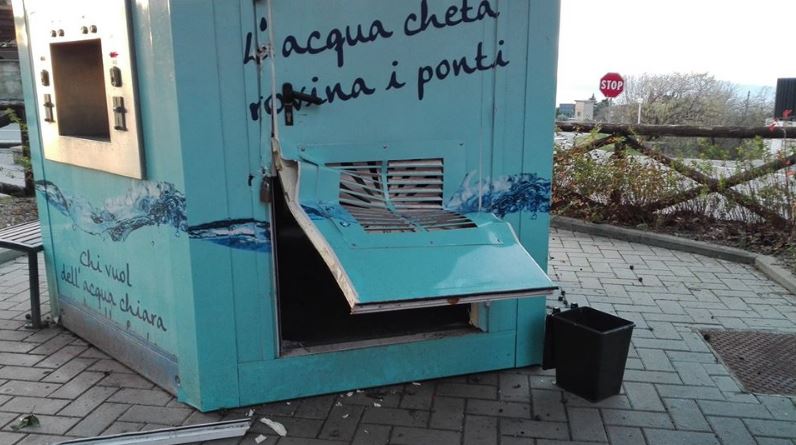 Provincia di Siena: Furto con scasso alla “Casa&nbsp;dell’acqua”