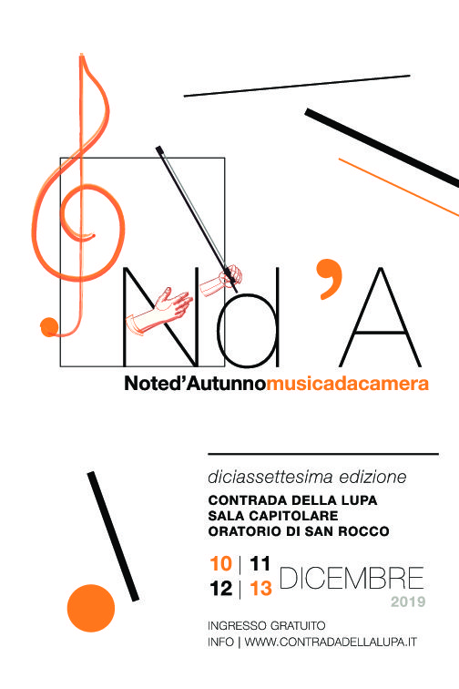 Siena, Contrada della Lupa: 10-13/12 Note d’Autunno&nbsp;2019