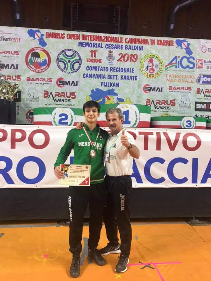 Siena: Mens Sana karate, ieri 01/12 Cesare Banfi medaglia di Bronzo all’ 11° Open di&nbsp;Campania