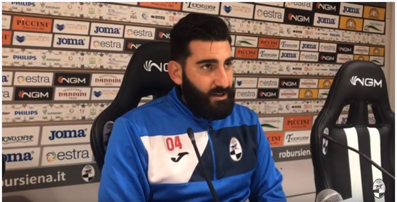 Siena, Robur Siena, Belmonte: “Felicissimo, ringrazio la squadra per l’affetto”