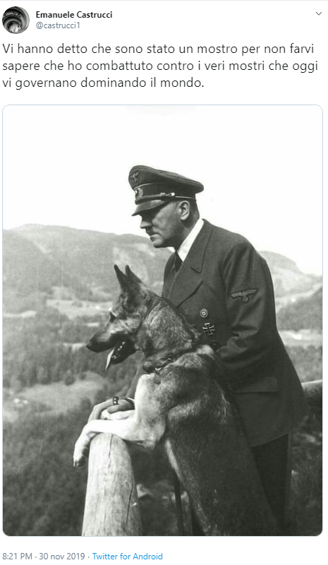 Siena, Prof esalta Hitler, le risposte al Tweet: “Lei è fuori di testa”. Così scoppia la&nbsp;bufera