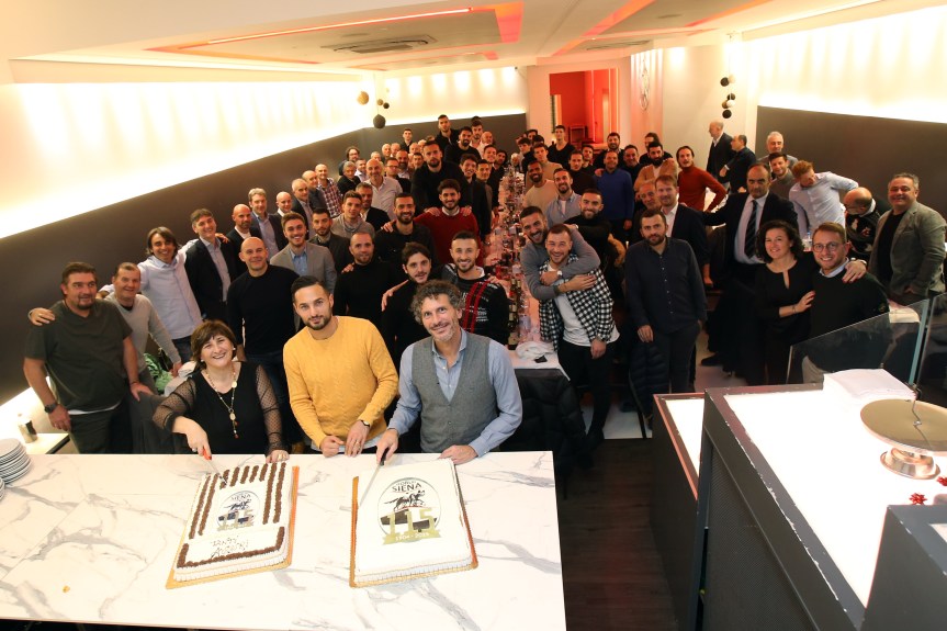Siena, Robur Siena: Cena degli auguri&nbsp;bianconera