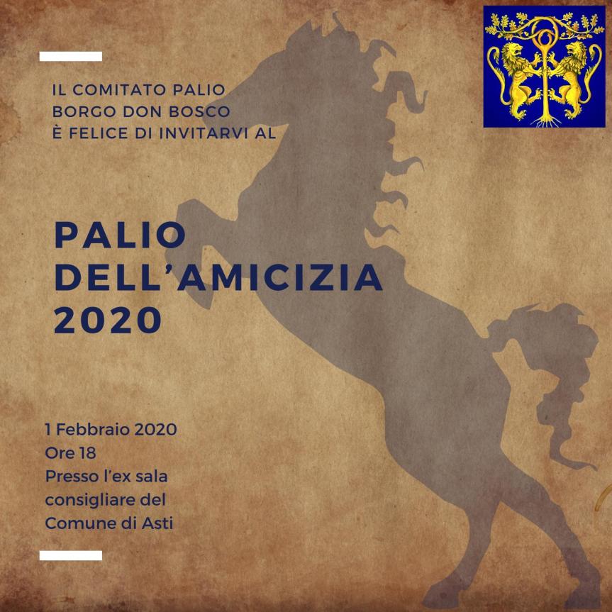 Palio di Asti, Comitato Palio Borgo Don Bosco: 01/02 Palio dell’Amicizia