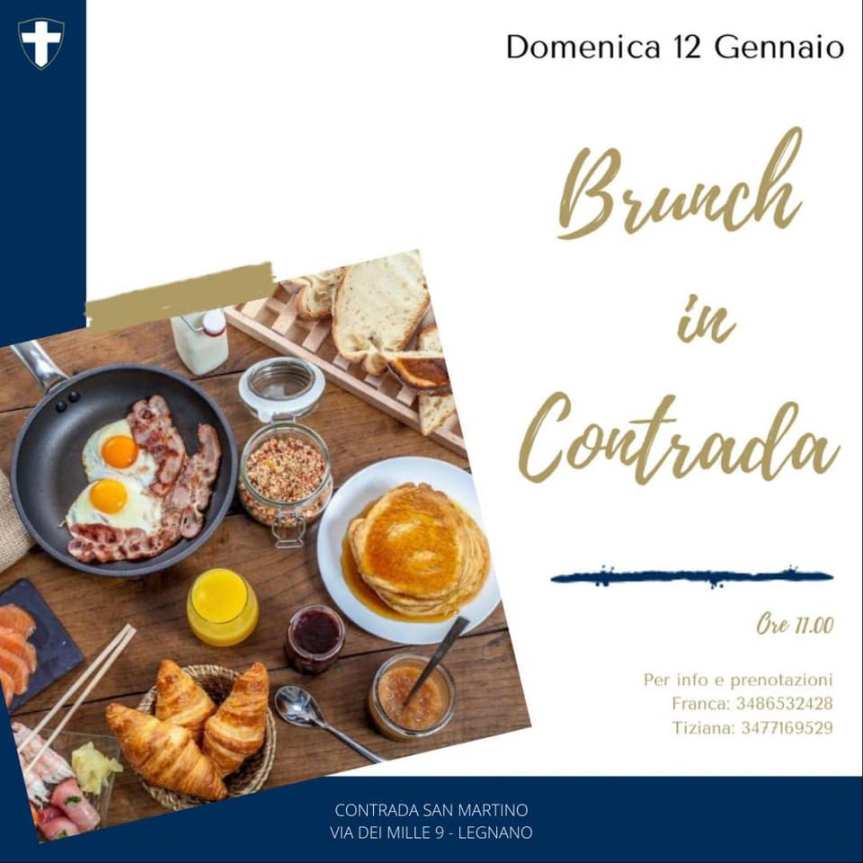 Palio di Legnano, Contrada San Martino: 12/01 Brunch in&nbsp;Contrada
