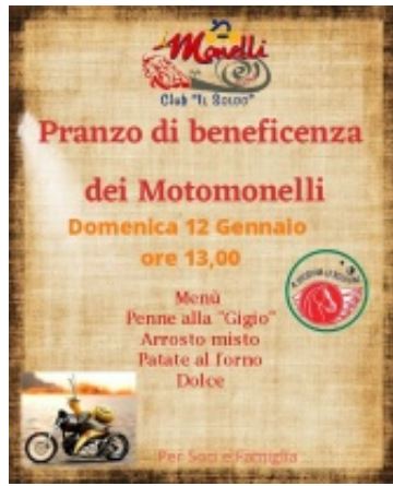 Siena, Società San Marco: Domani 12/01 Pranzo di&nbsp;Beneficenza