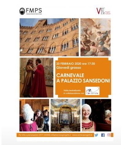 SIENA FMPS:  20/02 CARNEVALE A PALAZZO&nbsp;SANSEDONI