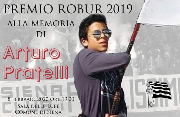 Siena, Siena Club Fedelissimi: 08/02 ore 19 Consegna del Premio Robur alla memoria di Arturo&nbsp;Pratelli