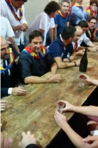 Palio di Siena: Filusè dopo la cena della&nbsp;Contrada