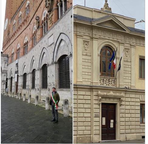 Siena: Oggi 31/03 alle ore 12.00 bandiere a mezz’asta al Comune e al Comando della Polizia&nbsp;Municipale