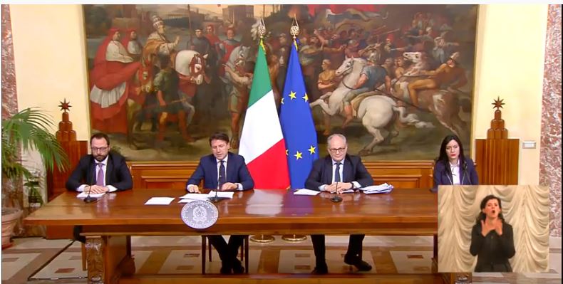 Italia: Covid-19, Misure urgenti per le Imprese, i Settori Strategici e la&nbsp;Giustizia