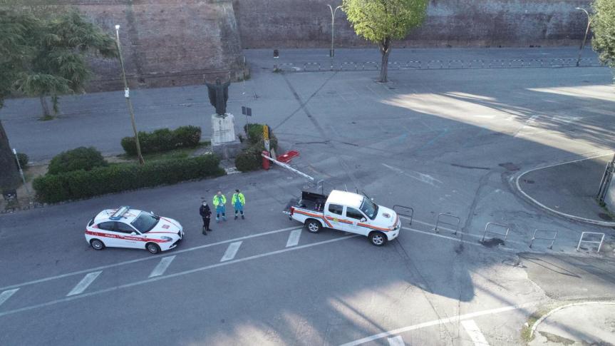 Siena: Tutto ok dai controlli effettuati oggi, 3 aprile, dalla Polizia Municipale per l’emergenza&nbsp;covid-19