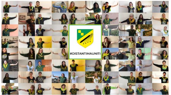 Palio di Legnano, Contrada Sant’Ambrogio: “Buona Pasqua #distantimauniti”