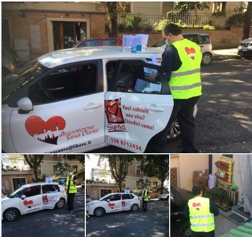 Siena, Associazione Siena Cuore Onlus: Oggi 10/04 Consegnati tablet, materiali sanitari e mascherine alla popolazione&nbsp;senese
