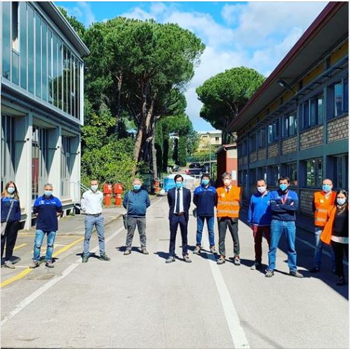 Siena: Il sindaco De Mossi visita la&nbsp;Whirlpool