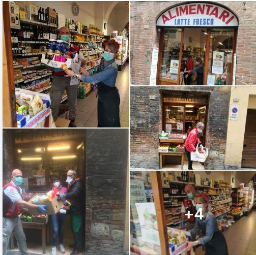 Siena: Oggi 18/04 prosegue spedita la “Spesa&nbsp;Sospesa”