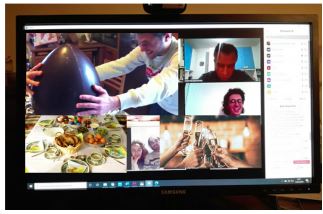 Toscana: Pranzo di Pasqua insieme ma in&nbsp;videoconferenza