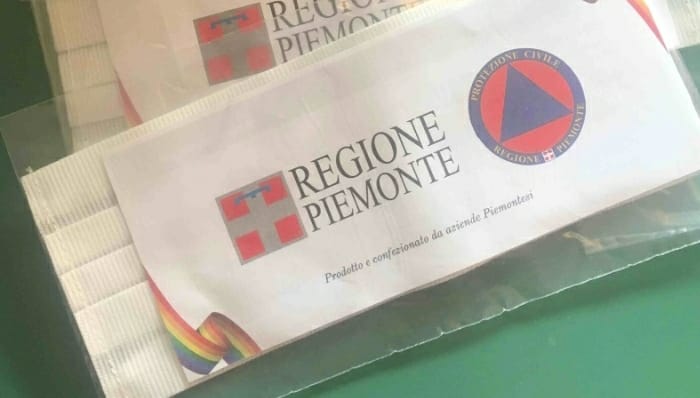 Palio di Asti, Rione Cattedrale: Consegnate le mascherine della Regione piemonte ieri&nbsp;09/05