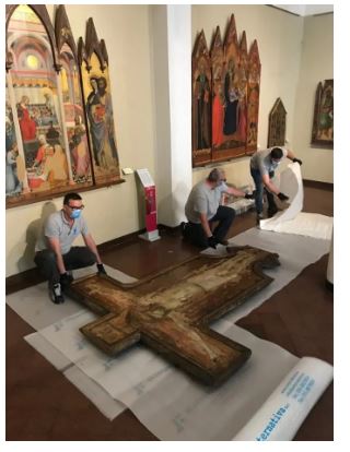 Siena: La croce del Carmine di Ambrogio Lorenzetti in restauro grazie alla fondazione Friends of&nbsp;Florence