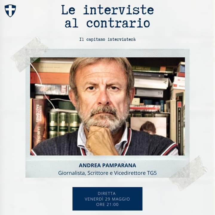 Palio di Legnano, Contrada San Martino: 29/05 “Le interviste al contrario” De Pascali intervista Andrea&nbsp;Pamparana