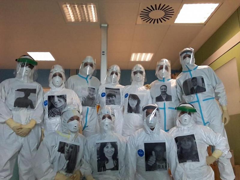 Toscana: Un sorriso sulla tuta per i pazienti&nbsp;Covid