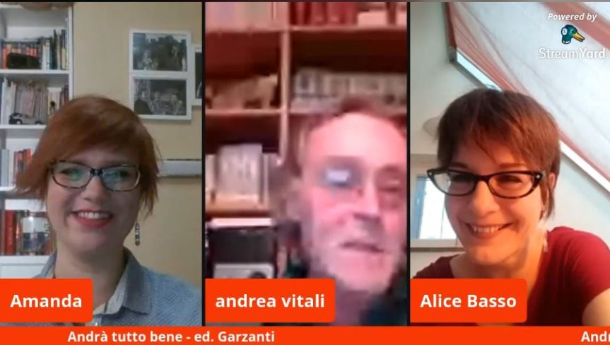 Palio di Legnano, Contrada San Bernardino: Oggi 28/05 Diretta Live “I Giovedì Letterari” libro “Andrà tutto bene” con Andrea Vitali e Alice&nbsp;Basso