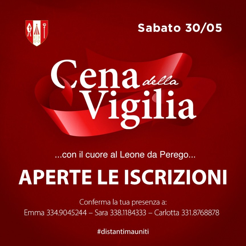 Palio di Legnano, Contrada San Magno: 30/05 “Cena della&nbsp;Vigilia”
