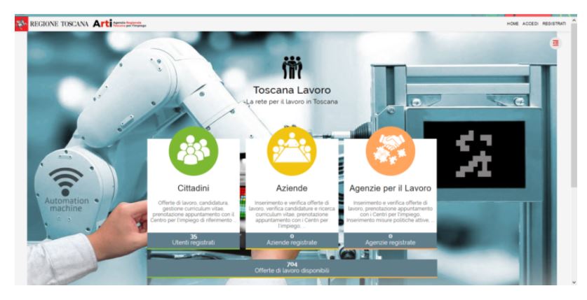 Toscana: Al via la piattaforma Toscana&nbsp;Lavoro