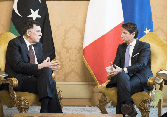 Italia: Libia, il Presidente Conte incontra Fayez al&nbsp;Serraj