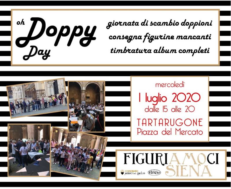 Siena, Figuriamoci Siena: Domani 01/07 “Doppy Day” sotto il Tartarugone di Piazza del&nbsp;Mercato