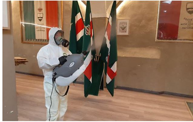 Siena Coronavirus, operatori nell’Oca: Sanificazione delle società di contrada in vista della&nbsp;riapertura