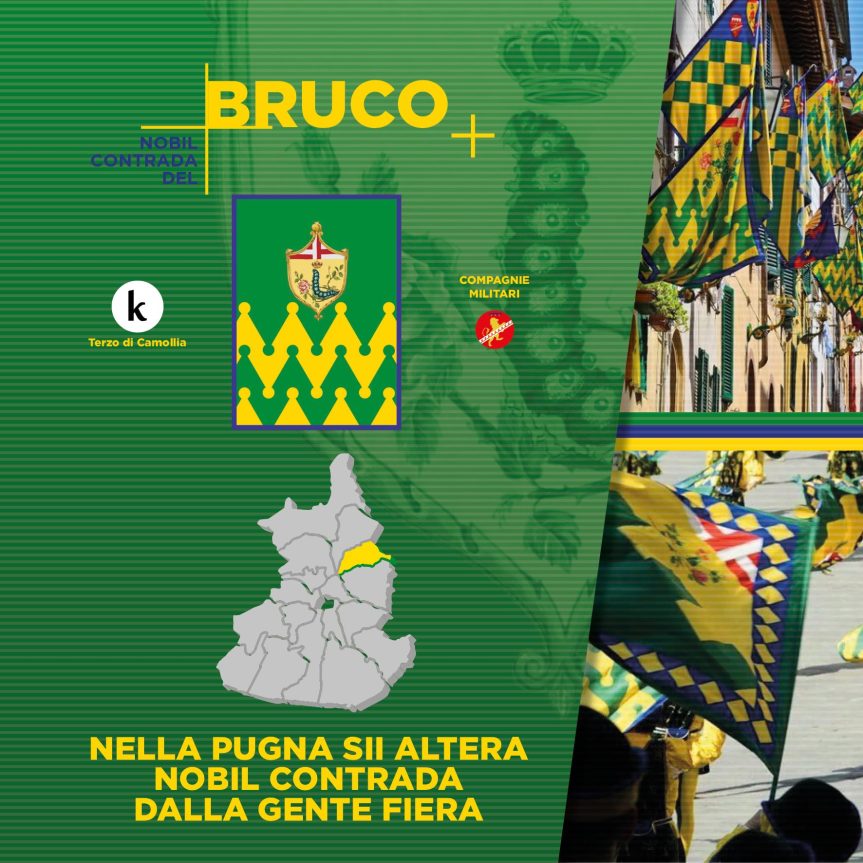 Siena, Contrada del Bruco: 03/07 Programma Festa&nbsp;Titolare