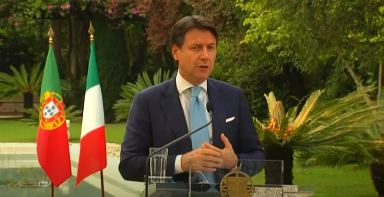 Italia: Lisbona, conferenza stampa Conte –&nbsp;Costa