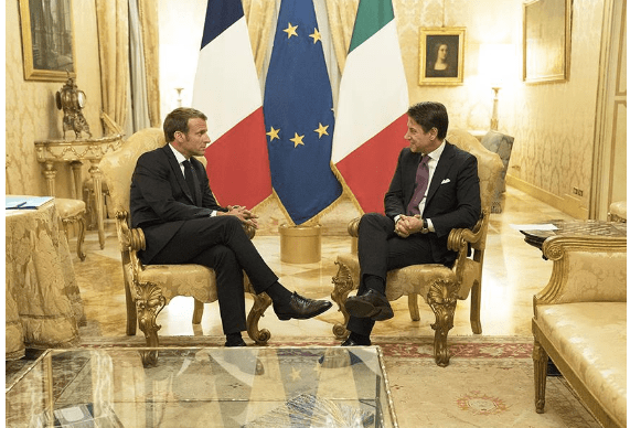 Italia: Conte incontra&nbsp;Macron
