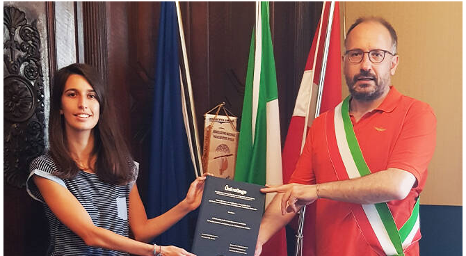 Palio di Asti: Ricevuta in Municipio la laureanda Marta Cavaleri con una tesi sul&nbsp;Palio