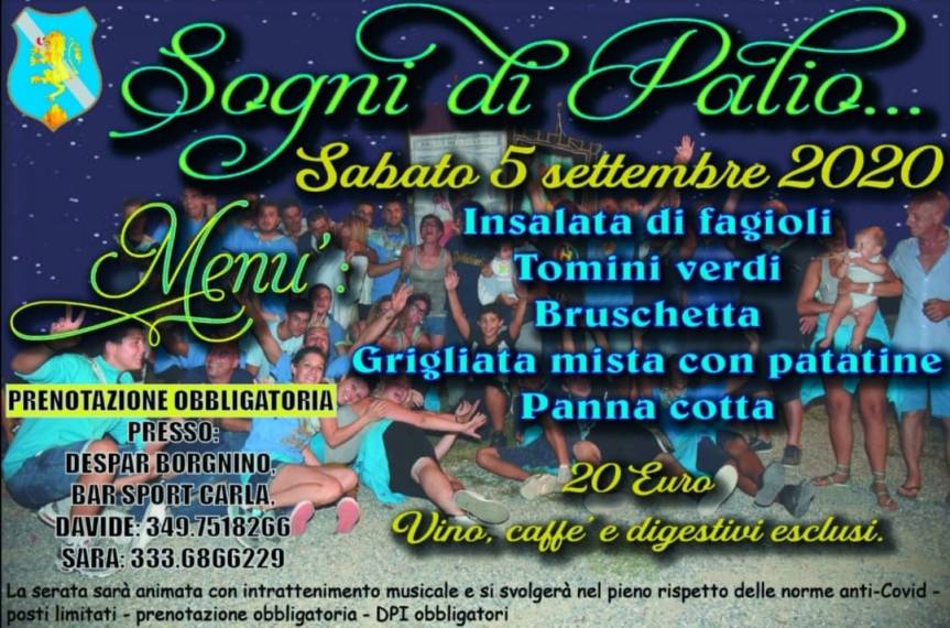 palio di Asti, Comitato Palio Baldichieri: 05/09 Sogni di&nbsp;Palio
