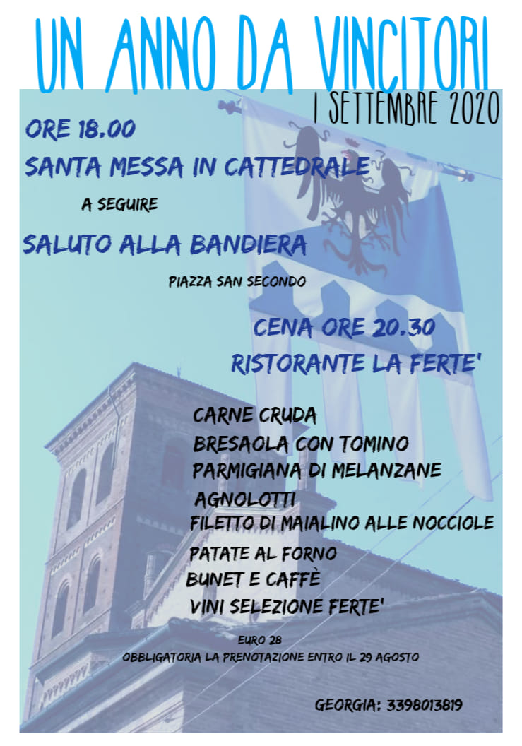 Palio di Asti, Rione Cattedrale: 01/09 “Un Anno da Vincitori”