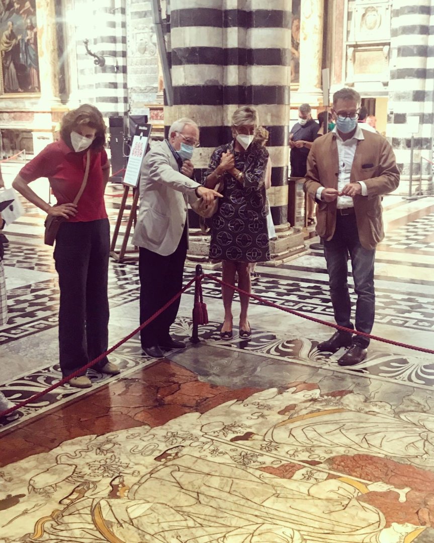 Siena, Come in cielo così in terra: La scopertura del pavimento del&nbsp;Duomo