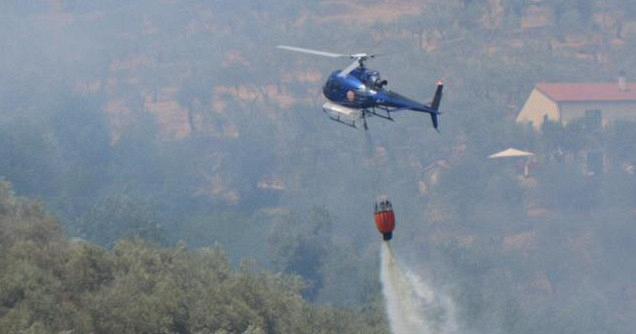 Provincia di Siena: Incendio ad Asciano, le fiamme minacciano un’azienda&nbsp;agricola