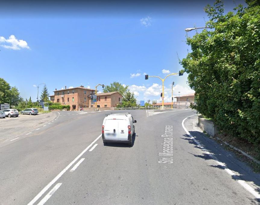 Siena: Incidente alla Coroncina all’altezza del semaforo
