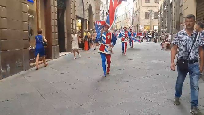 Siena, Contrada della Pantera: Il rientro dal giro di visita alle Consorelle&nbsp;2019