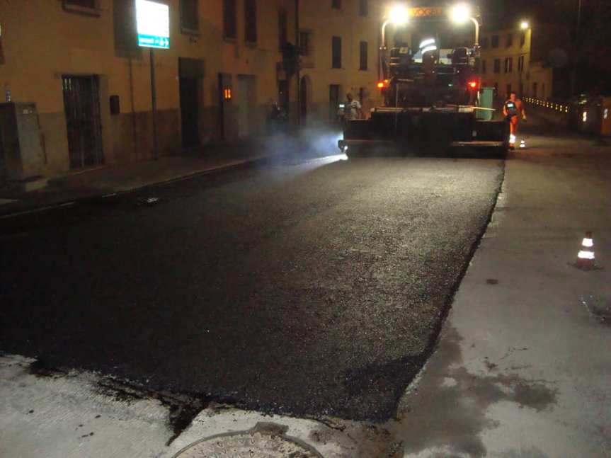 Siena: Interventi di asfaltatura notturna fuori Porta&nbsp;Ovile