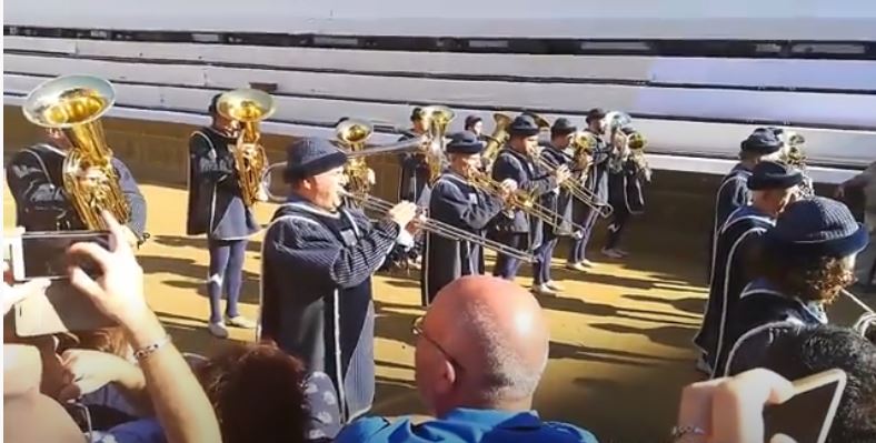 Palio di Siena:  A passo della Diana la Marcia del Palio con le chiarine in&nbsp;festa!