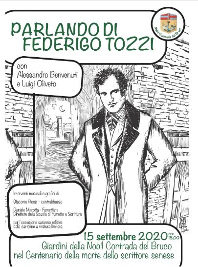 Siena: Il Bruco rende omaggio al grande Federigo&nbsp;Tozzi