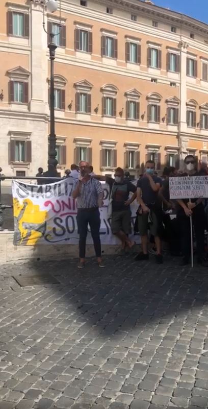 Siena: Oggi 02/09 la rappresentanza senese alla manifestazione degli insegnati  precari a&nbsp;Roma