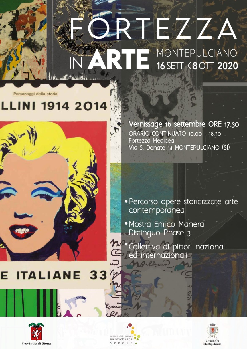 Provincia di Siena: A Montepulciano la mostra di arte contemporanea “Fortezza in&nbsp;Arte”