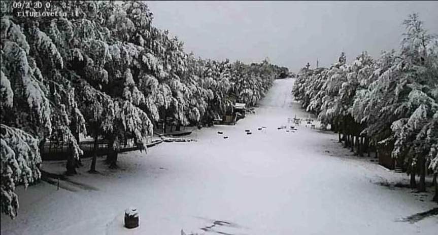 Provincia di Siena: Neve fuori stagione sul Monte&nbsp;Amiata