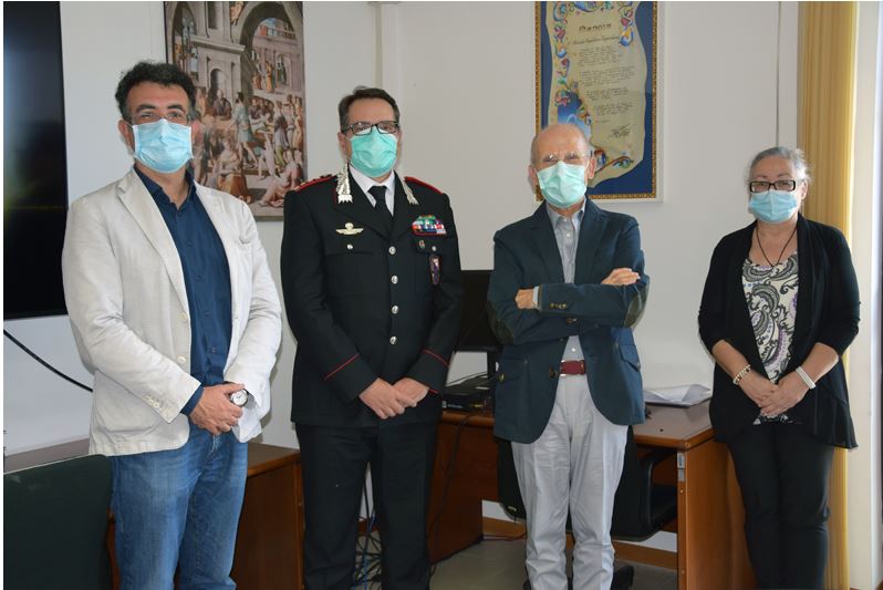 Siena: Il colonnello Di Pace porta i suoi saluti alla direzione aziendale e ai professionisti&nbsp;dell’ospedale