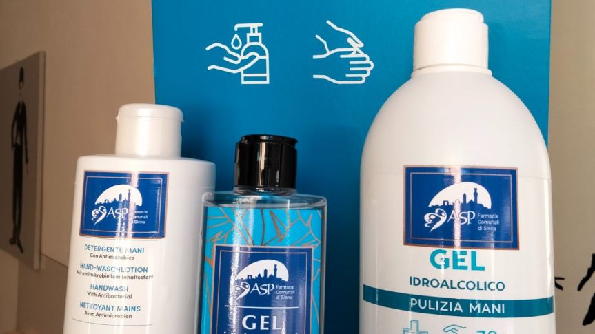 Siena: Arrivano nelle farmacie comunali senesi i prodotti a marchio Asp per la prevenzione del Covid&nbsp;19