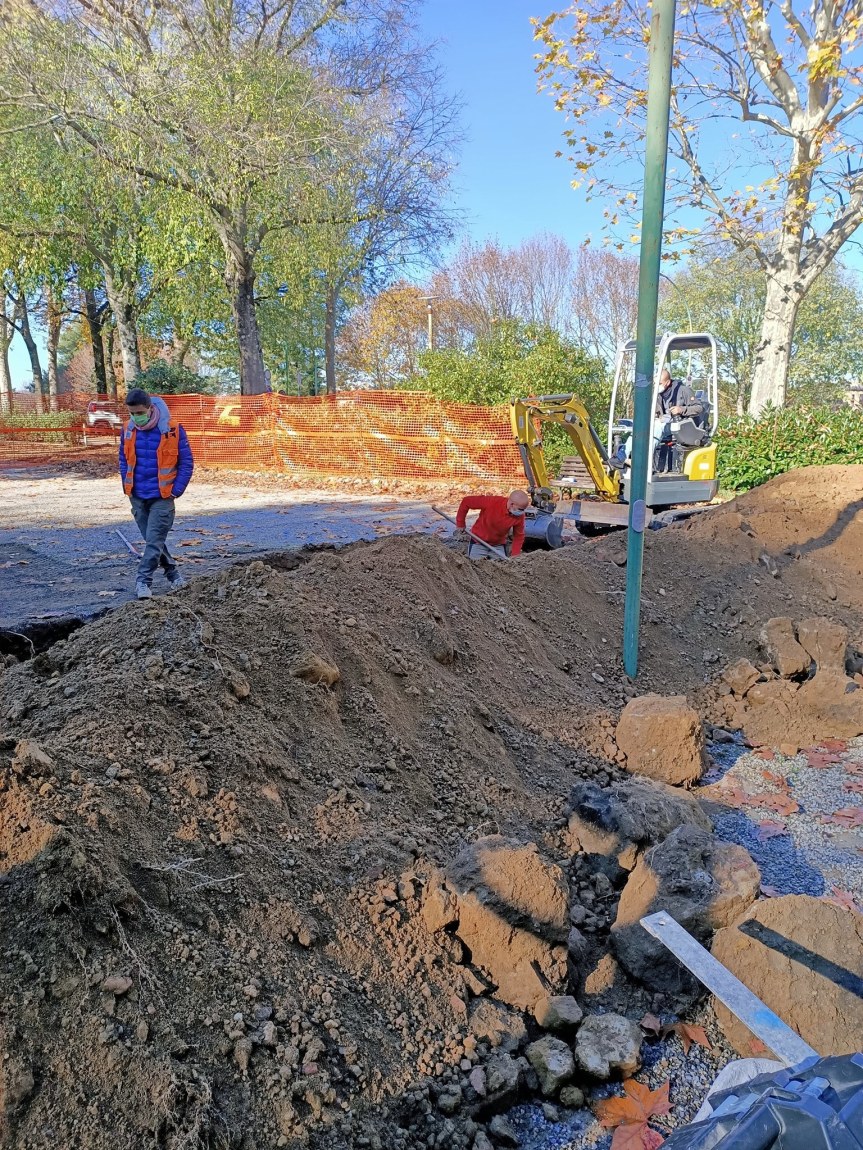 Siena: Da ieri 19/11 sono iniziati i lavori  della nuova area ludica ai giardini della&nbsp;Lizza